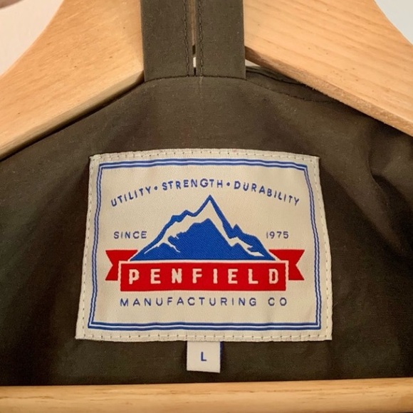 💫PENFIELD Olive Green Hooded Jacket Large - Picture 4 of 10